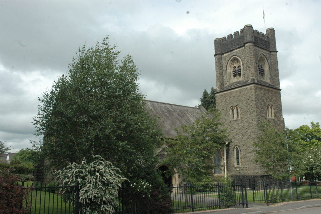 Exterior of Christ Church, Radyr